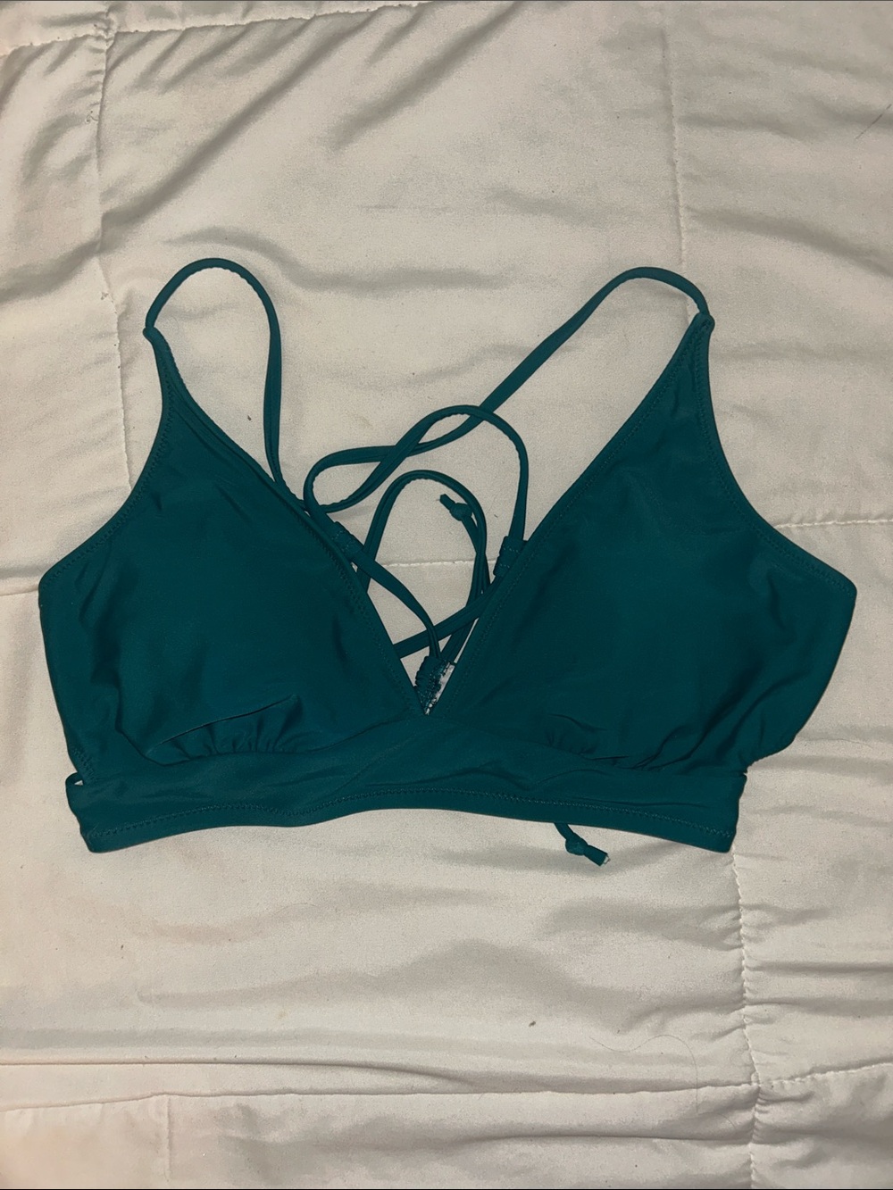 Everyday Strappy Swim Top in Teal